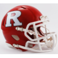 Helmets, Mini Helmets: Rutgers Scarlet Knights NCAA Mini Speed Football Helmet