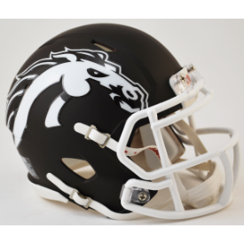 Western Michigan Broncos NCAA Mini Speed Football Helmet <i>Matte Brown</i>