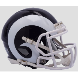 Los Angeles Rams 2017 to 2019 Riddell Mini Speed Throwback Helmet