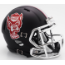 North Carolina State Wolfpack NCAA Mini Speed Football Helmet <B>Black Howl</B>