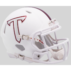 Troy State Trojans NCAA Mini Speed Football Helmet <i>T side decals</i>