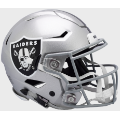 Helmets, Full Size Helmet: Las Vegas Raiders SpeedFlex Football Helmet <i>SALE</i>
