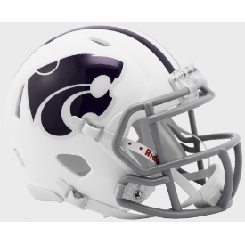 Kansas State Wildcats NCAA Mini Speed Football Helmet <i>White</i>