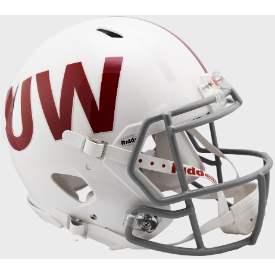 Wisconsin Badgers Speed Football Helmet <i>UW</i>