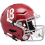 Alabama Crimson Tide SpeedFlex Football Helmet #18