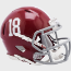 Alabama Crimson Tide NCAA Mini Speed Football Helmet #18