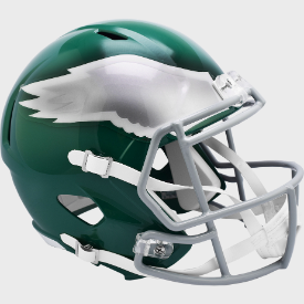 Philadelphia Eagles 1974 to 1995 Speed Replica Throwback Helmet
