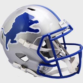 Detroit Lions 1983 to 2002 Speed Replica Throwback Helmet