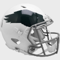 Helmets, Full Size Helmet: Philadelphia Eagles 1969 to 1973 Speed Throwback Football Helmet