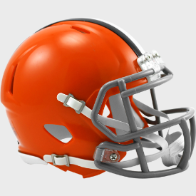 Cleveland Browns 1962 to 1974 Riddell Mini Speed Throwback Helmet