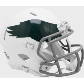 Philadelphia Eagles 1969 to 1973 Riddell Mini Speed Throwback Helmet