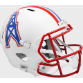 Helmets, Full Size Helmet: Houston Oilers 1981 to 1998 Speed Replica Throwback Helmet