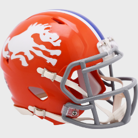 Denver Broncos 1966 Riddell Mini Speed Throwback Helmet