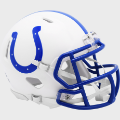Helmets, Mini Helmets: Indianapolis Colts 1995 to 2003 Riddell Mini Speed Throwback Helmet
