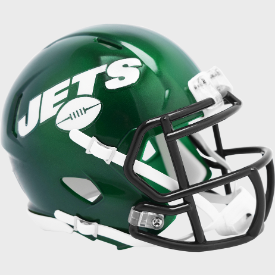 New York Jets 2019 to 2023 Riddell Mini Speed Throwback Helmet