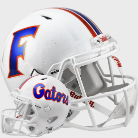 Florida Gators Speed Football Helmet <B>Chrome Decals</B>