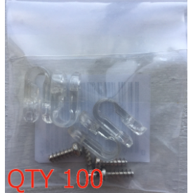 Bulk Mini Speed Clips and Screws Set (4 each) Qty 100 Sets