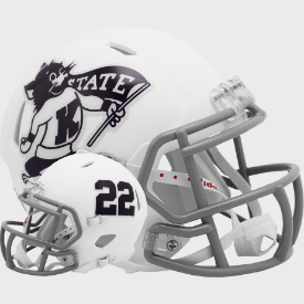 Kansas State Wildcats NCAA Mini Speed Football Helmet <i>Willie Wildcat</i>