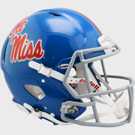 Mississippi (Ole Miss) Rebels Speed Football Helmet <i>Powder Blue</i>