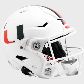 Miami Hurricanes SpeedFlex Football Helmet