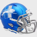 Helmets, Mini Helmets: Detroit Lions NFL Mini Speed Football Helmet <i>2023 Alternate On-Field SAL...