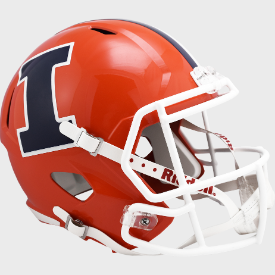 Illinois Fighting Illini Speed Football Helmet <i>Orange</i>