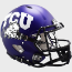 TCU Horned Frogs Speed Football Helmet <B>Satin Purple SALE</B>