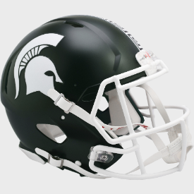 Michigan State Spartans Speed Football Helmet <i>Satin Green</i>
