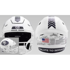 Arizona Cardinals NFL Mini Speed Football Helmet <B>SALUTE TO SERVICE 3 SALE</B>