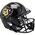 Helmets, Full Size Helmet: Colorado Buffaloes Speed Replica Football Helmet <i>Matte Black</i>