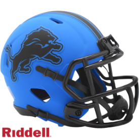 Detroit Lions NFL Mini Speed Football Helmet <B>RAVE SALE</B>