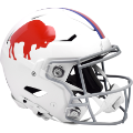 Helmets, Full Size Helmet: Buffalo Bills 1965 to 1973 SpeedFlex Throwback Football Helmet	
