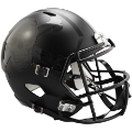 Helmets, Full Size Helmet: Army Black Knights Speed Replica Football Helmet <i>Skull and Crossbones</i...