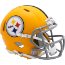 Pittsburgh Steelers NFL Mini Speed Football Helmet <i>2025 Alternate On-Field</i>