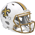 Helmets, Full Size Helmet: New Orleans Saints Speed Football Helmet <i>2025 Alternate On-Field</i>