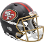 San Francisco 49ers NFL Mini Speed Football Helmet <i>2025 Rivalries</i>
