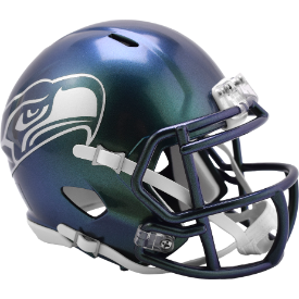 Seattle Seahawks NFL Mini Speed Football Helmet <B>2025 Rivalries</B>