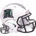 Helmets, Mini Helmets: Hawaii Warriors NCAA Mini Speed Football Helmet <B>White</B>