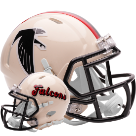 Atlanta Falcons Speed Mini Football Helmet <B>RETRO</B>