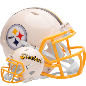 Pittsburgh Steelers Speed Mini Football Helmet <B>RETRO</B>