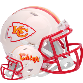 Kansas City Chiefs Speed Mini Football Helmet <B>RETRO</B>