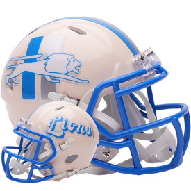 Detroit Lions Speed Mini Football Helmet <B>RETRO</B>