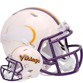 Helmets, Mini Helmets: Minnesota Vikings Speed Mini Football Helmet <B>RETRO</B>