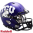 TCU Horned Frogs Speed Football Helmet <B>Satin Purple SALE</B>