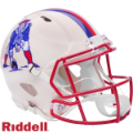 Helmets, Full Size Helmet: New England Patriots Speed Football Helmet <B>RETRO</B>