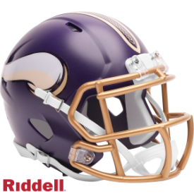Minnesota Vikings NFL Mini Speed Football Helmet <B>2026 Rivalries</B>
